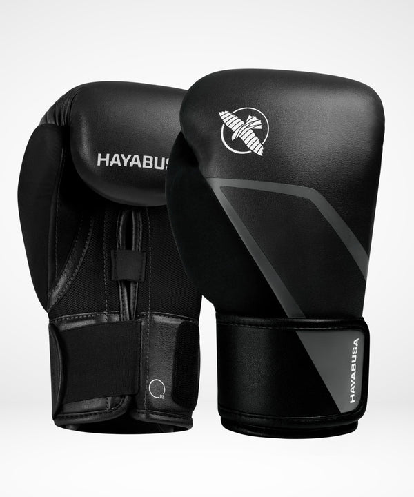 Hayabusa E1 Boxhandschuhe – Schwarz/Grau