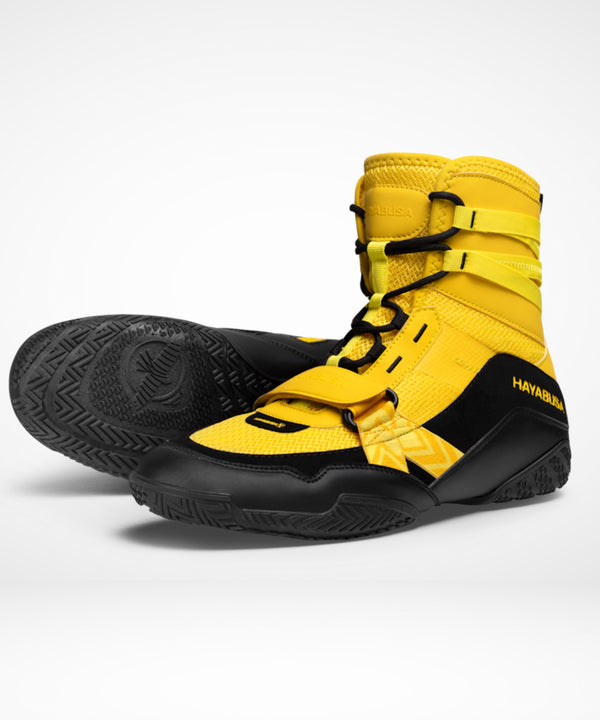 Chaussures de boxe Hayabusa Strike – Jaune/Noir