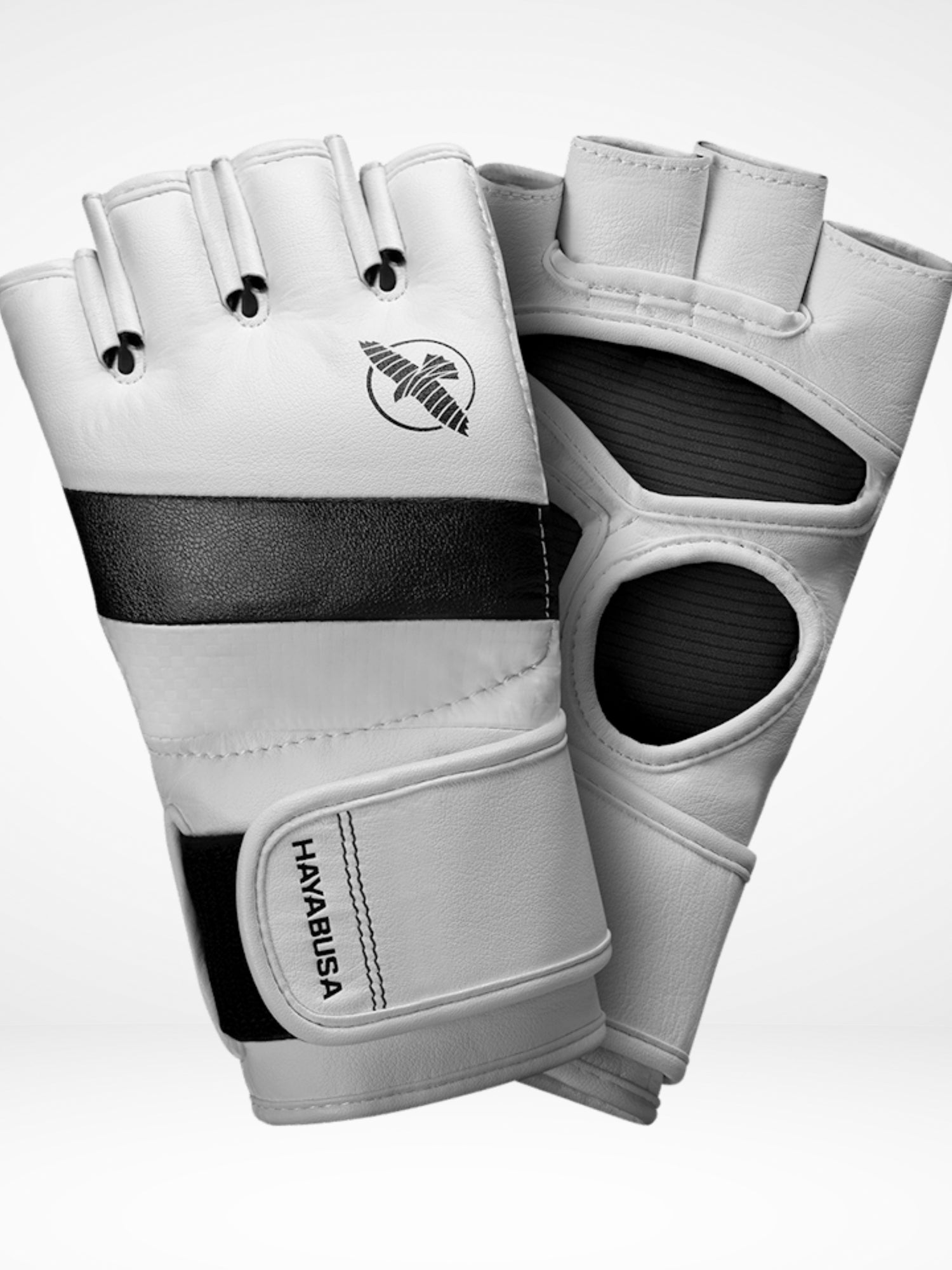 Hayabusa MMA-handsker T3 – Hvid/Sort