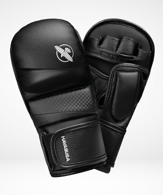 MMA sparingové rukavice Hayabusa T3 Hybrid – Černé
