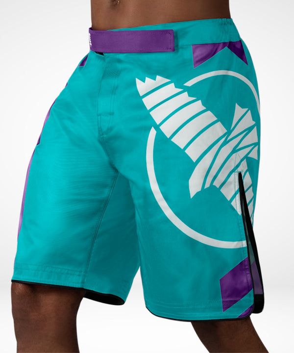 Hayabusa MMA-shorts Icon Lang - Oceangrøn