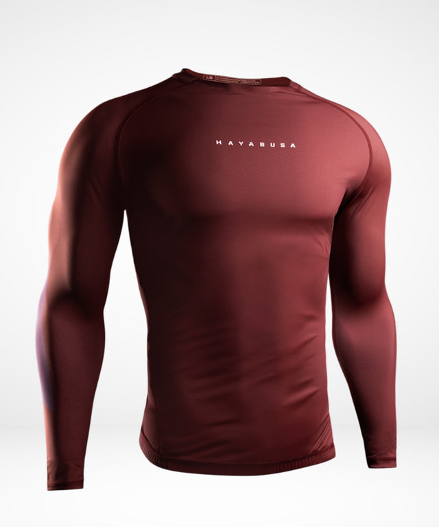 Rashguard Hayabusa Core Maniche Lunghe – Rosso