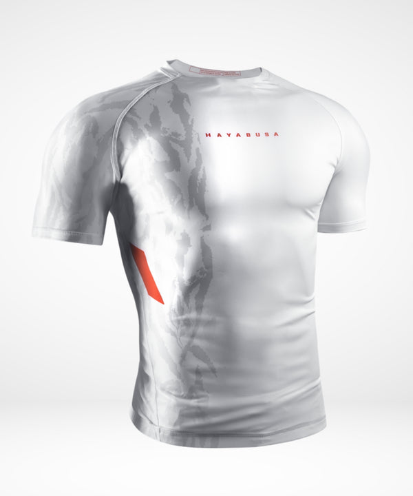 Hayabusa Rashguard Apex Kurzarm – Off-White