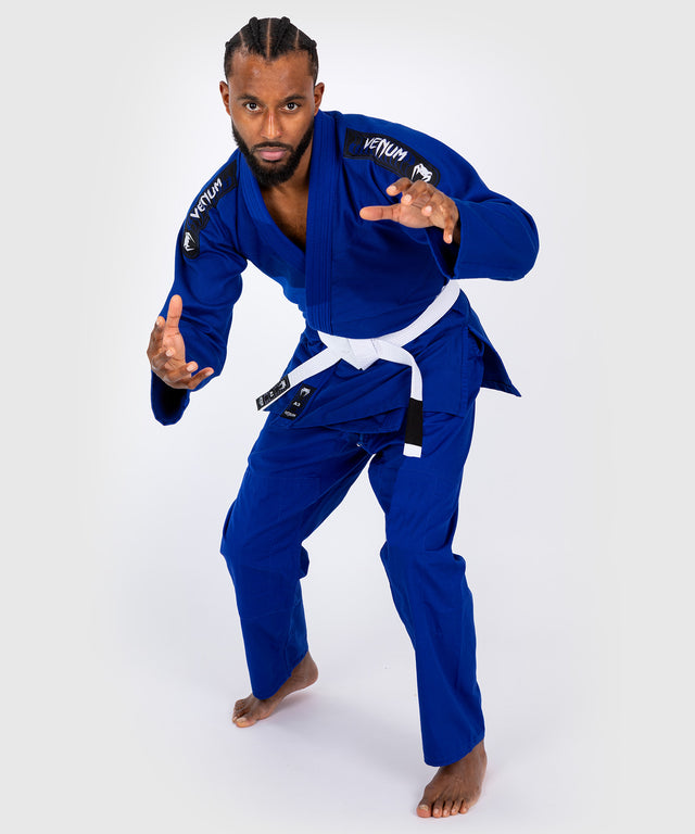 Venum BJJ Gi First – Modré – vč. bílé pásky