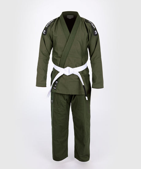 Kimono BJJ Venum First – Khaki/Zielone – w zestawie biały pas