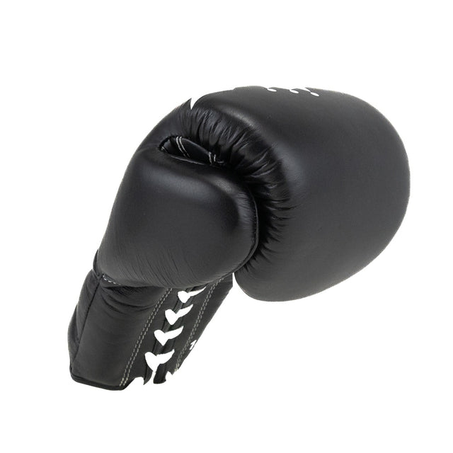 Luvas de boxe King Pro Boxing XK com fecho de cordão – Preto/Branco