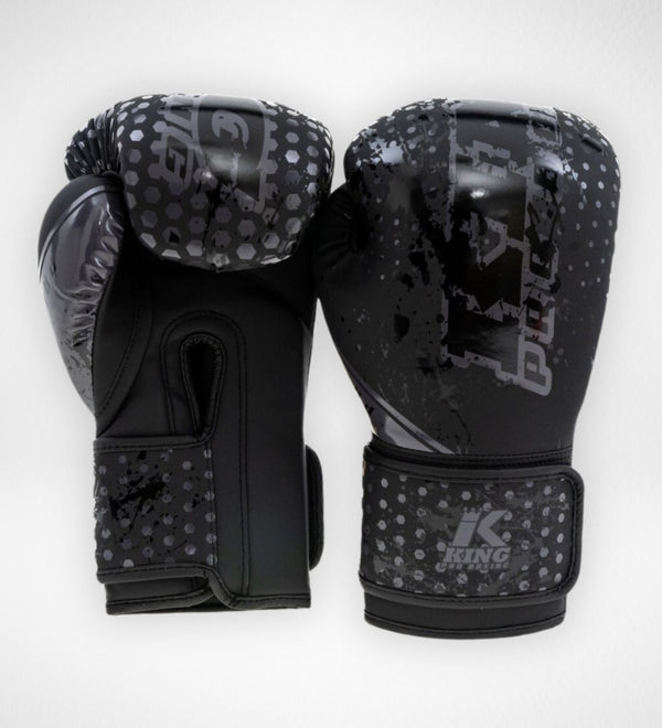 King Pro Boxing Boksehandsker Hexagon Børn - Sort/Sort