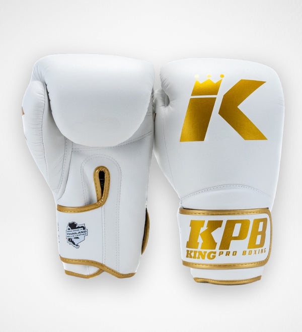 Guantoni da boxe King Pro Boxing BGK – Bianco/Oro