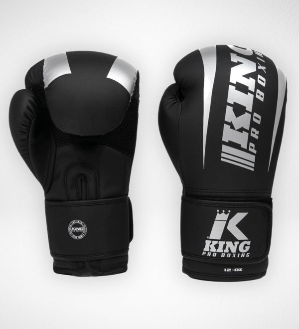 Luvas de boxe King Pro Boxing Revo – Preto/Prata