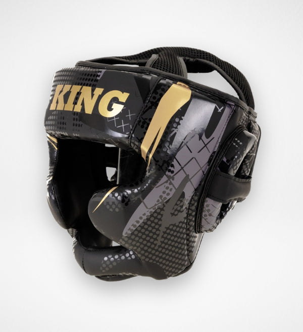 Casco da boxe King Pro Boxing KPB/HG Shogun – Nero/Oro