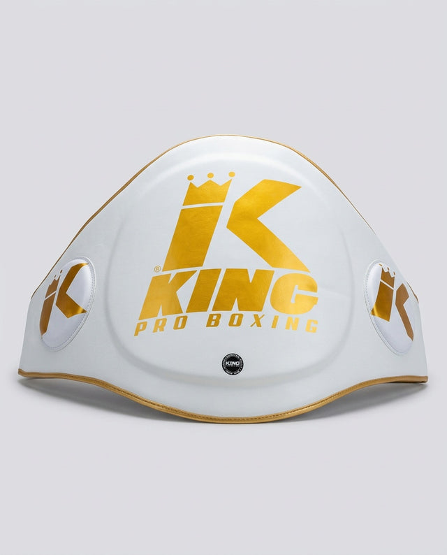 Paracolpi addominali King Pro Boxing – Bianco/Oro
