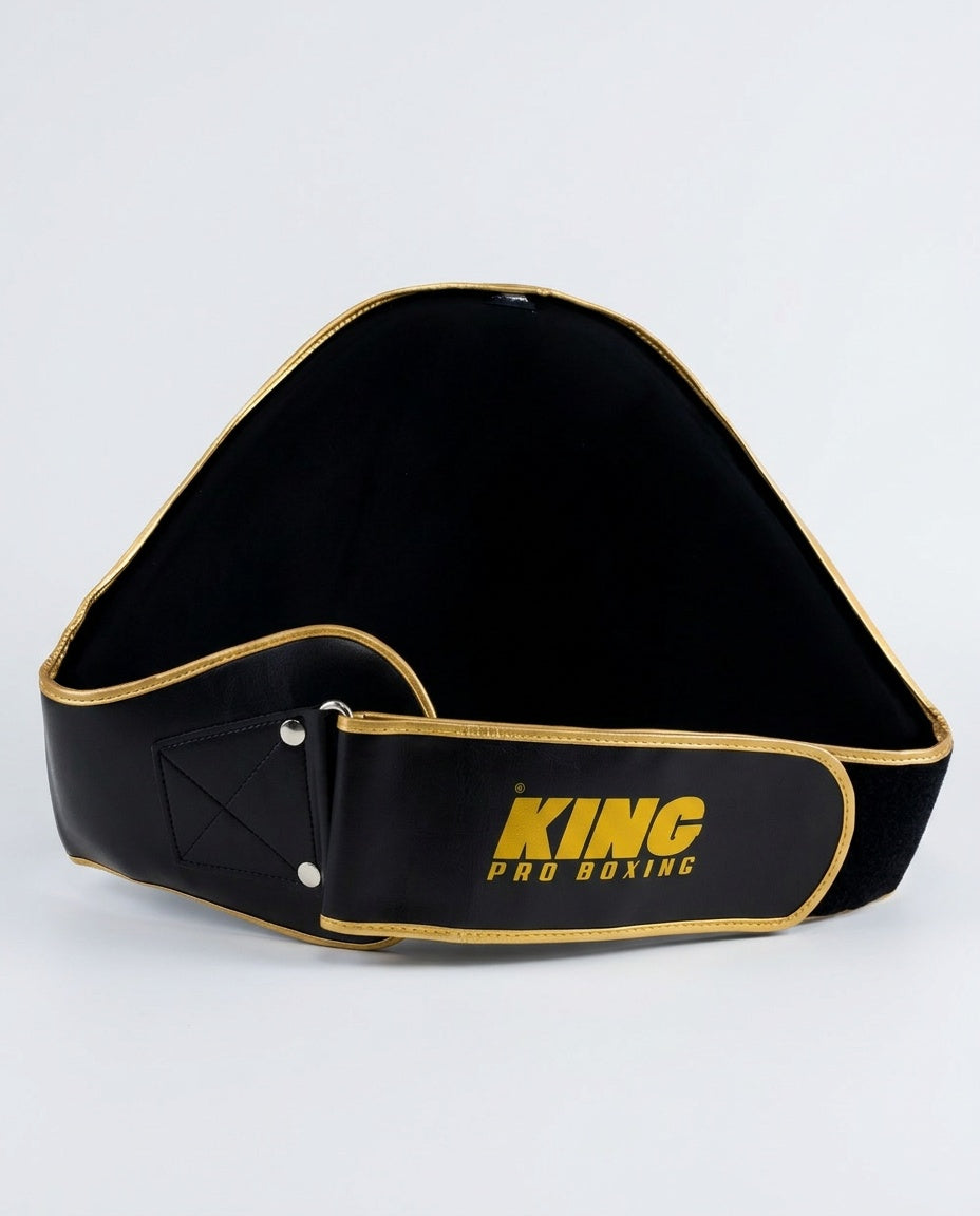 Protector abdominal King Pro Boxing - Negro/Oro