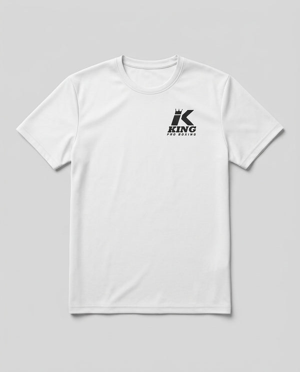 King Pro Boxing T-shirt Logo – Hvid