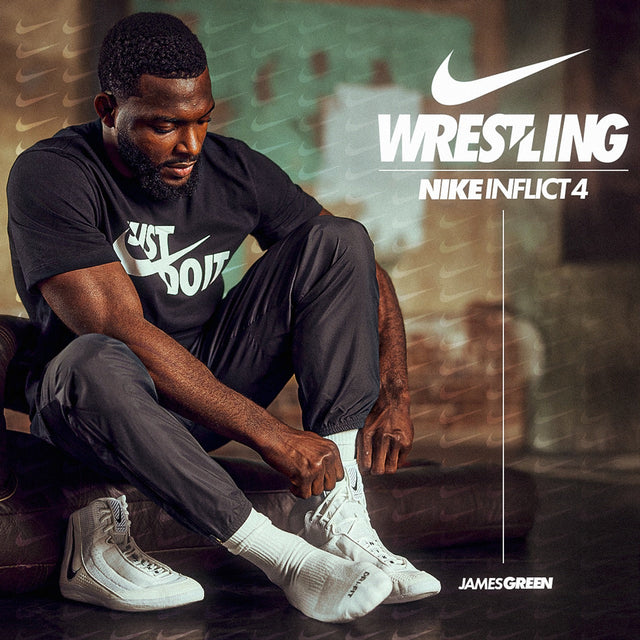 Botas de lucha Nike Inflict 4 – Blanco