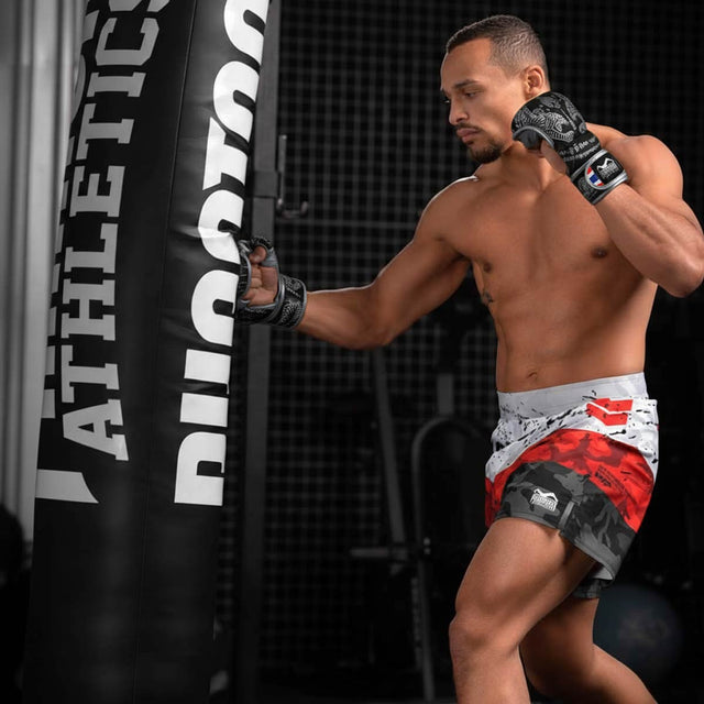 Phantom Athletics MMA-handskar Sparring Muay Thai – Svart/Silver