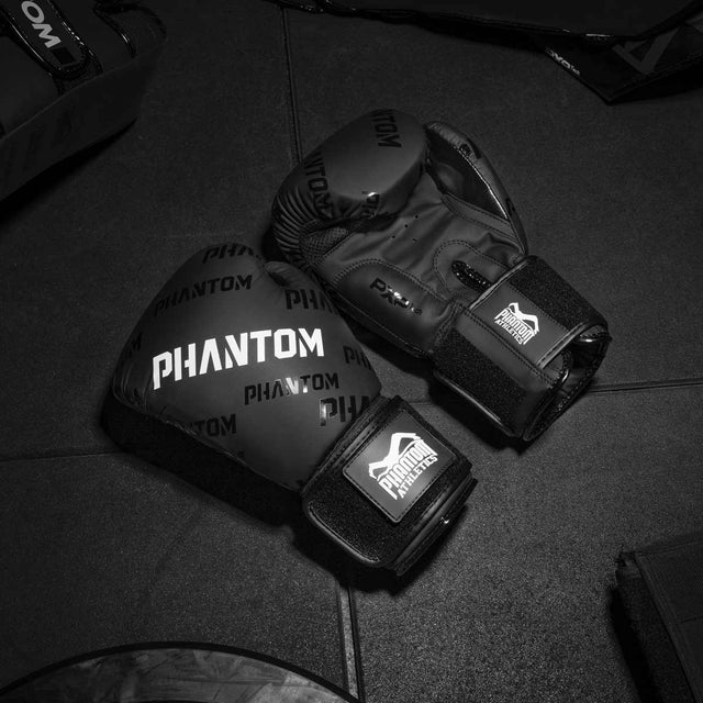 Phantom Athletics Boksehandsker Velcro - Sort/Hvid