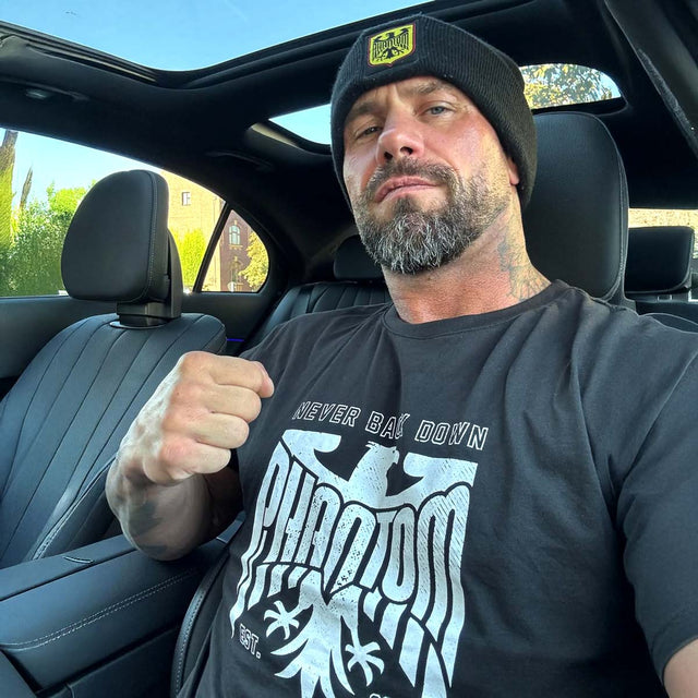Phantom Athletics Triko Germany Never Back Down – Černé