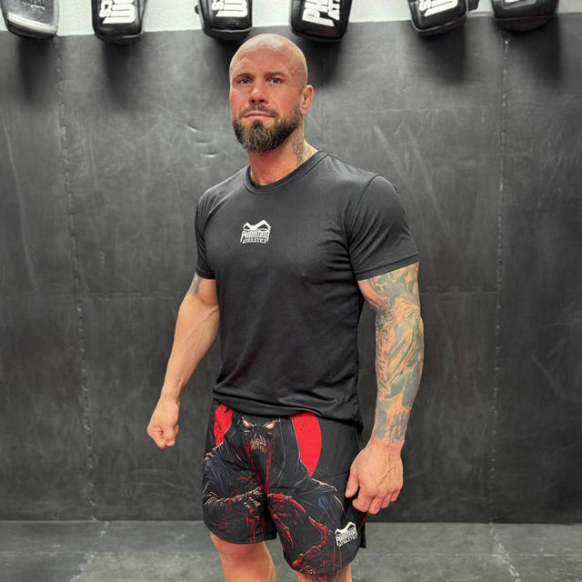 Phantom Athletics MMA-shorts Fusion-R Bloodshade – Sort/Rød