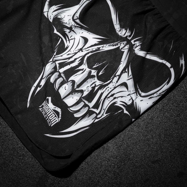 Pantaloncini MMA Phantom Athletics Fusion-R Diablo - Nero/Bianco