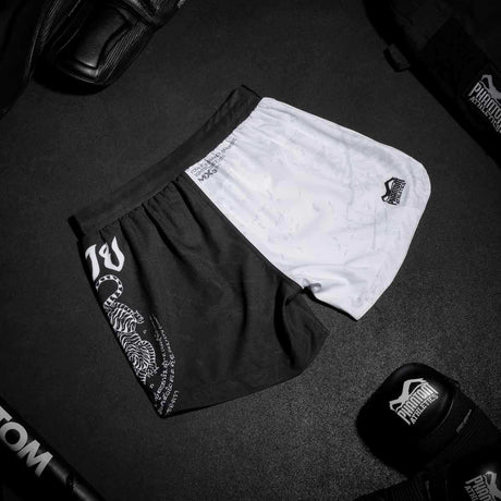 Calções de Muay Thai Phantom Athletics Fusion – Preto/Branco