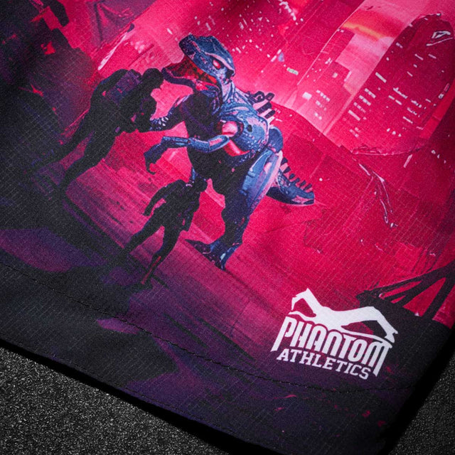 Phantom Athletics MMA-shorts FUSION-R Cyber-X – Lila/Blå
