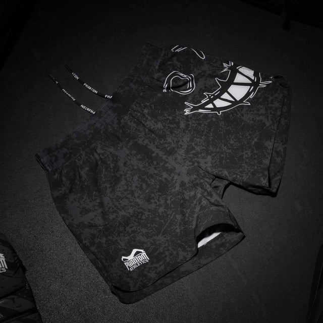 Phantom Athletics MMA-shorts Fusion Serious - Sort