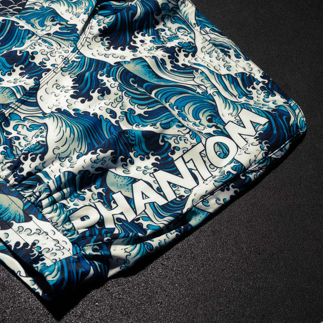 MMA trenky Phantom Athletics Fusion Tsunami – Modré