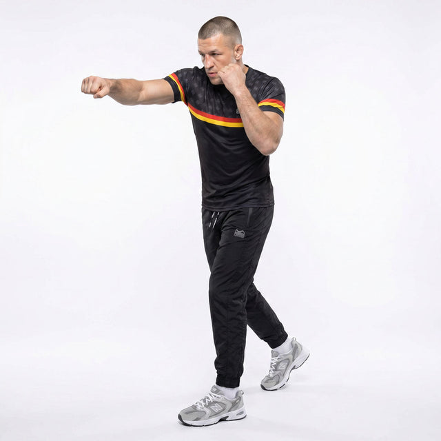 Phantom Athletics T-Shirt EVO+ Germany ECP – Sort/Rød/Guld