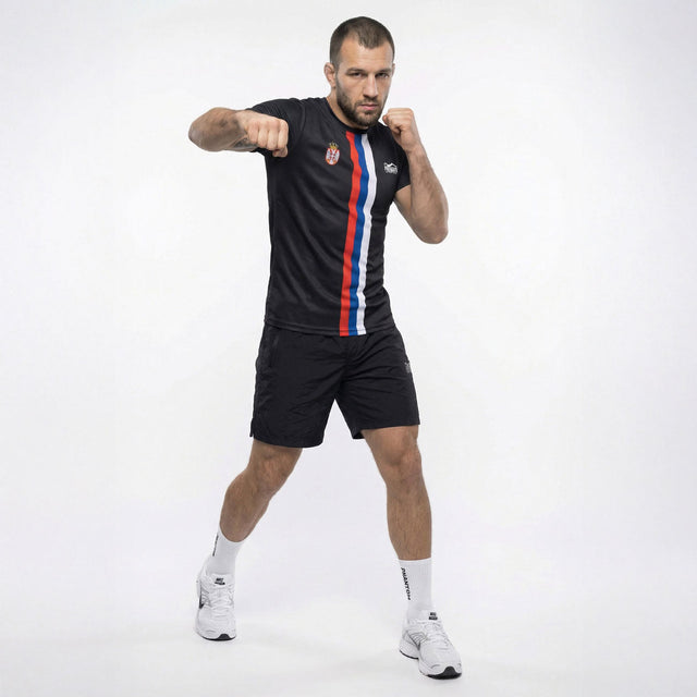 Phantom Athletics EVO+ Team Serbia Training T-Shirt – Black
