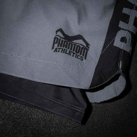Calções de compressão Phantom Athletics Fusion 2in1 Apex – Cinzento