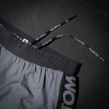 Calções de compressão Phantom Athletics Fusion 2in1 Apex – Cinzento