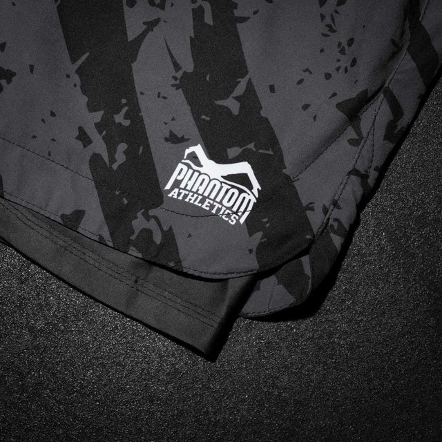 Phantom Athletics MMA Shorts Fusion 2in1 Camo Tiger - Grijs