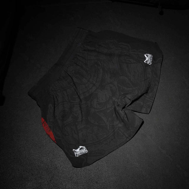 Phantom Athletics MMA Shorts Fusion-R Samurai - Zwart/Rood