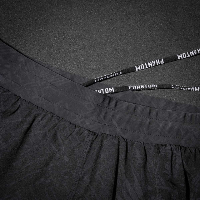 Phantom Athletics MMA-shorts Fusion Aztec – Sort/Grå