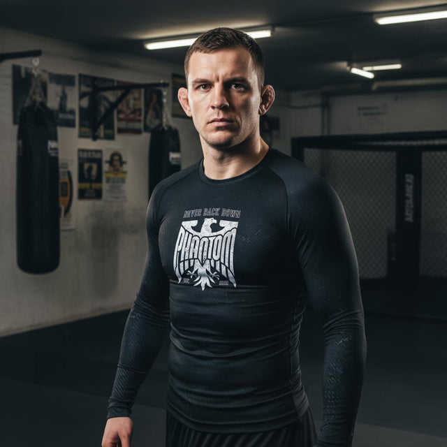 Rashguard Phantom Athletics Germany Eagle – Dlouhé rukávy – Černý