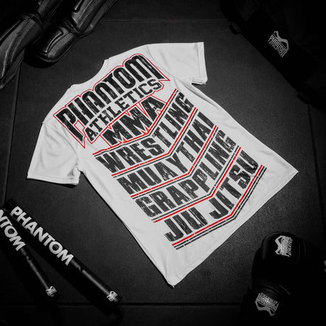 Phantom Athletics T-Shirt EVO MMA Sports – Weiß