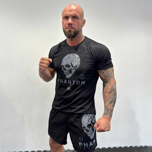 Phantom Athletics MMA-shorts Fusion Skull – Sort
