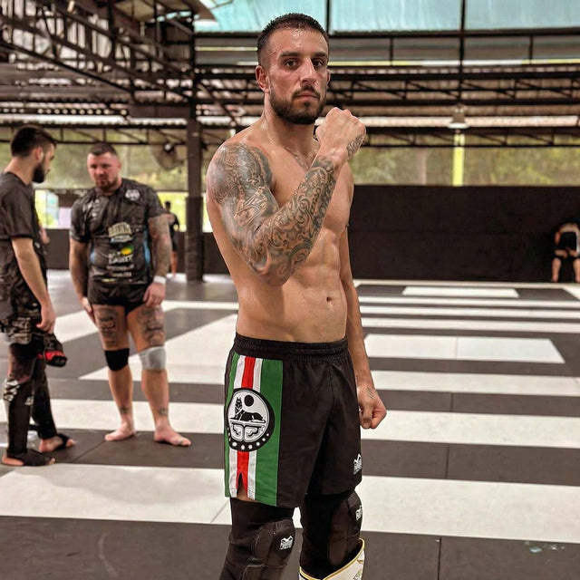 MMA trenky Phantom Athletics Fusion-R Team Chechnya – Černé/Zelené