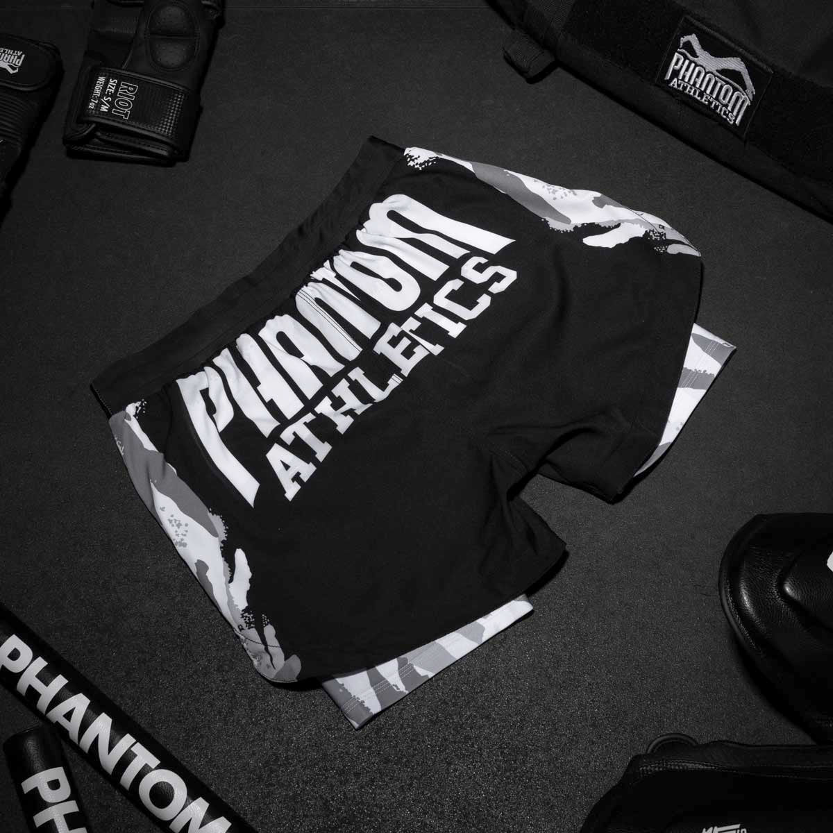 Shorts de MMA Phantom Athletics Fusion 2in1 Warfare – Urban Camo