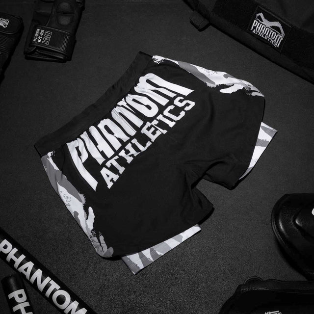 Shorts de MMA Phantom Athletics Fusion 2in1 Warfare – Urban Camo