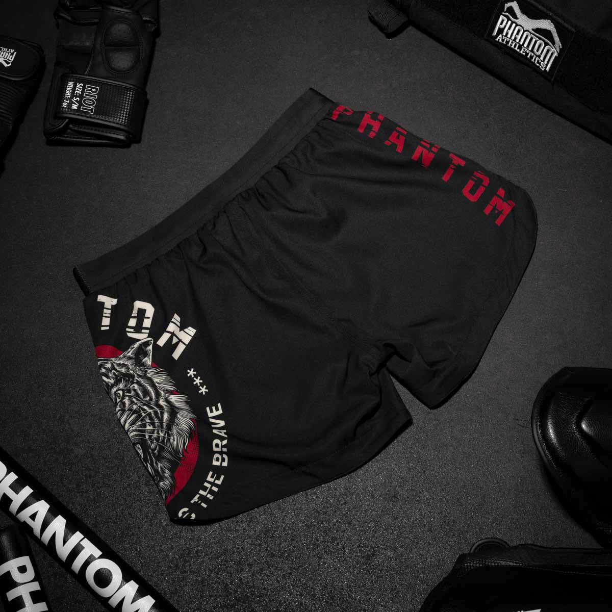 Phantom Athletics MMA-shorts Fusion Tiger Unit - Sort