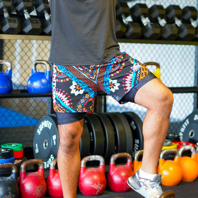 Spodenki MMA Phantom Athletics Fusion 2in1 Hakuna Matata – Multicolor