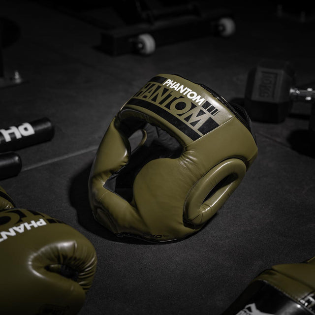 Casque de boxe Phantom Athletics Apex Full Face – Vert