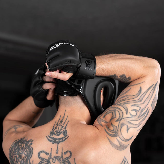 Casco da boxe Phantom Athletics Apex Full Face – Nero