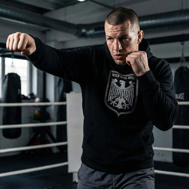 Phantom Athletics Hoodie Germany – Černá/Bílá