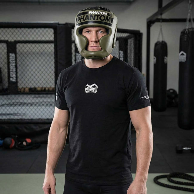 Phantom Athletics Hoofdbeschermer Muay Thai - Legergroen
