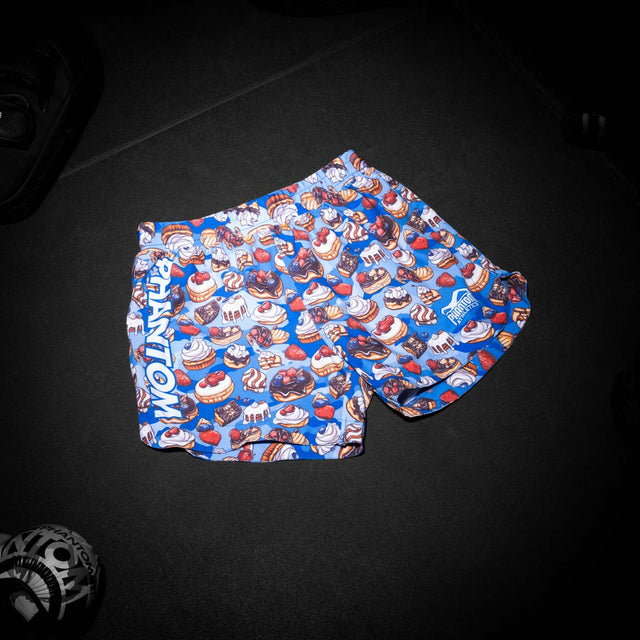 Phantom Athletics MMA Shorts Fusion-R Desert Camo - Blauw