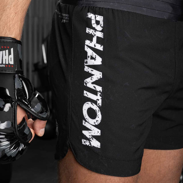 Phantom Athletics MMA-shorts Fusion-R Pumpkill – Sort/Grå