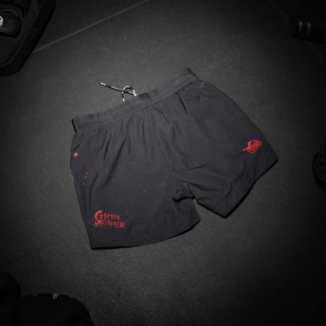 Shorts de MMA Phantom Athletics Fusion-R Reaper – Noir/Rouge