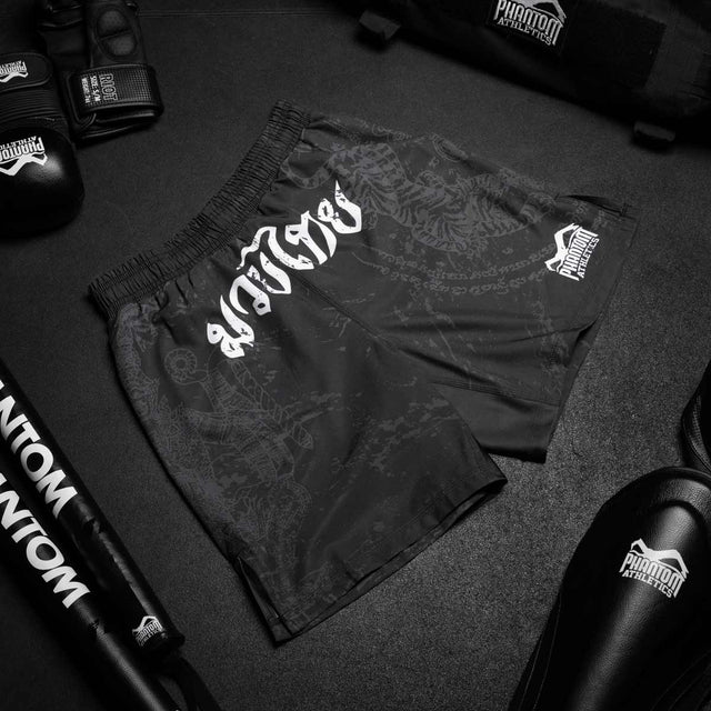 Phantom Athletics Muay Thai shorts EVO - Sort/Grå